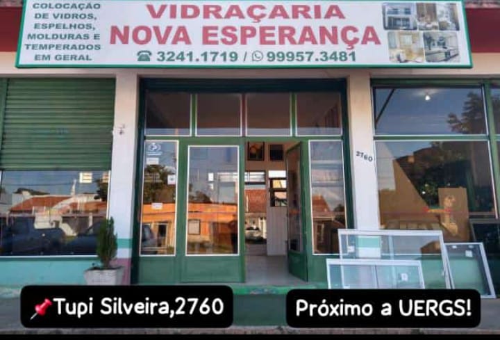 VIDRAÇARIA NOVA ESPERANÇA  SINONIMO EM BOM ATENDIMENTO!